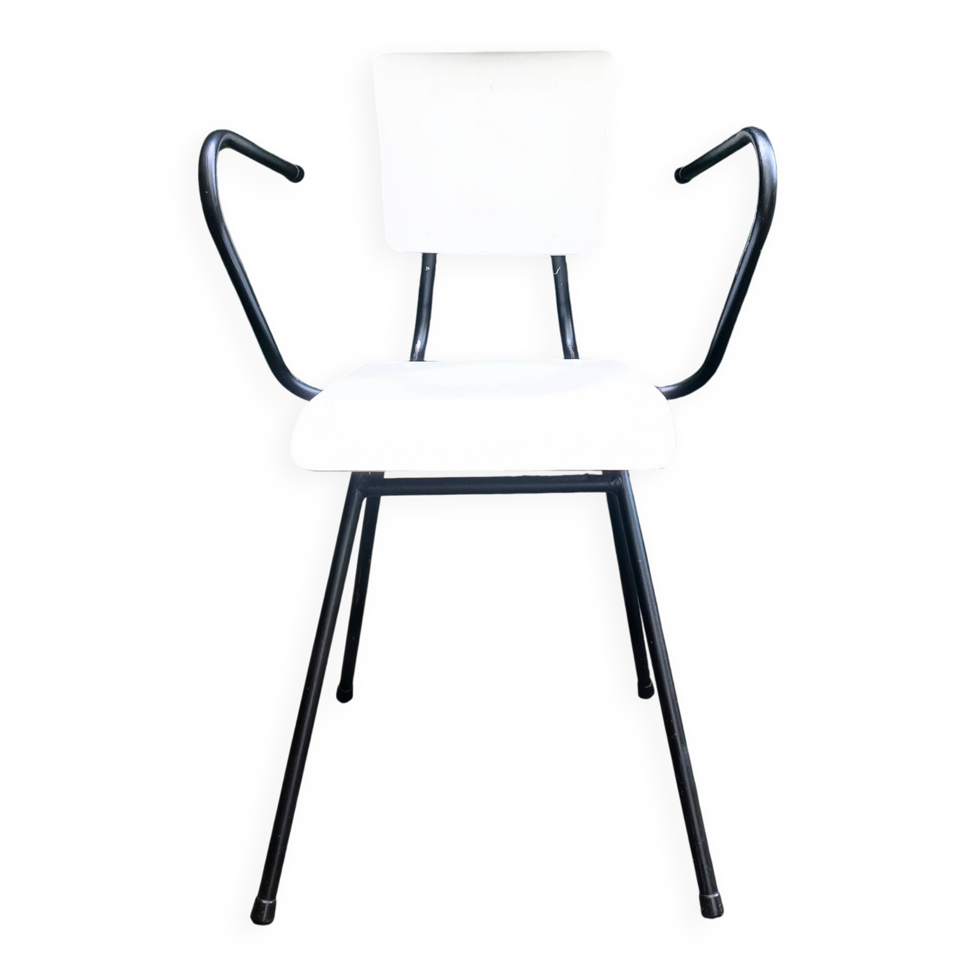 Tubular armchair by Jacques Hitier