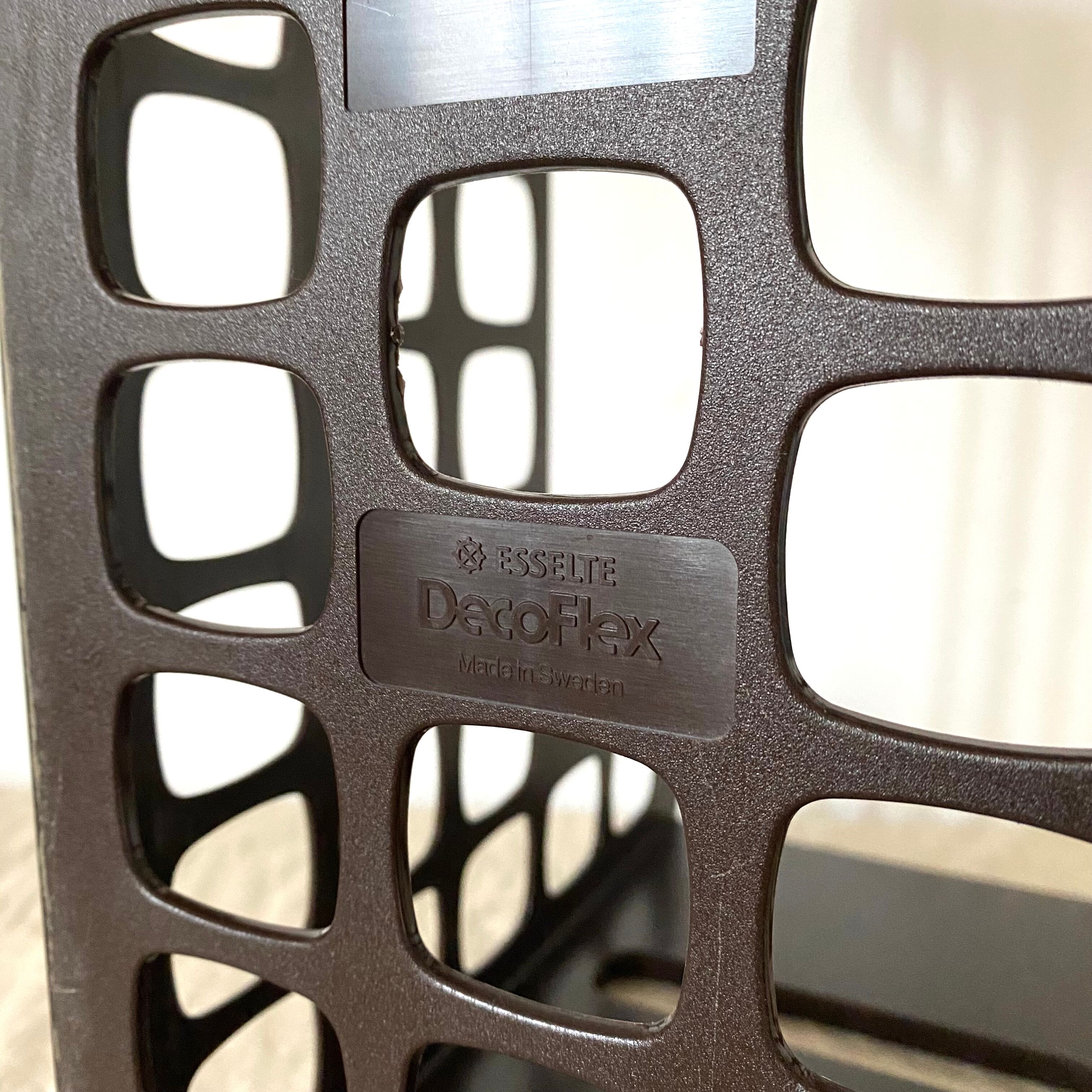 Vinyl holder, vintage document storage Decoflex