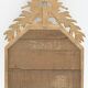 Painted wooden mirror 85 X 49 cm