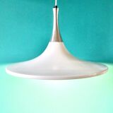 Suspension blanche vintage "Jeka"Danemark 1970