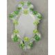 Contemporary Venetian Oval Hand-Carved Mirror by Simoeng