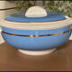 Vintage blue soup pot Villeroy and Boch 50