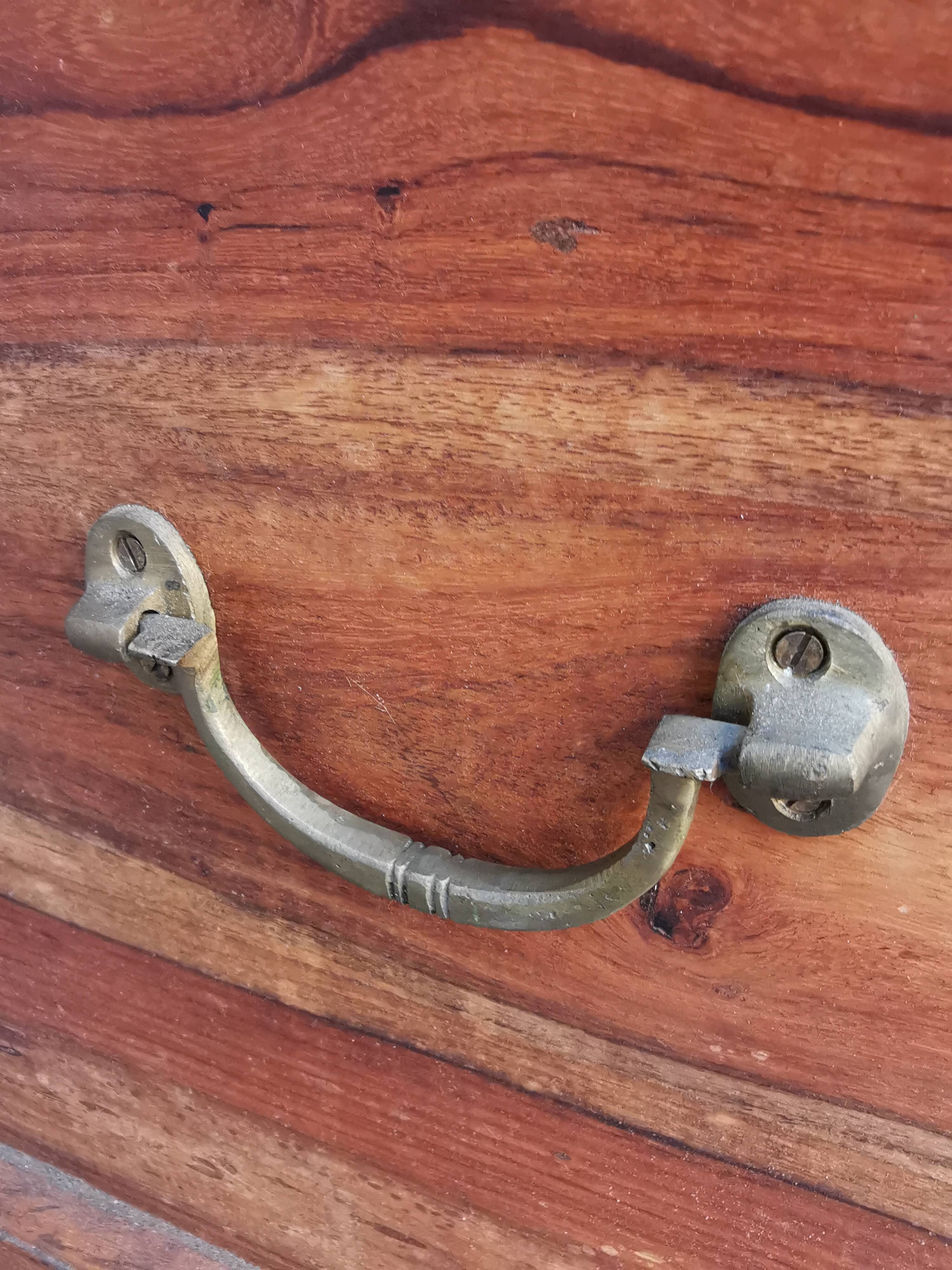 Old chest made of rosewood of the Indies