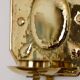 Pair of mid-century brass Swedish sconces