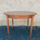 Scandinavian extendable round table
