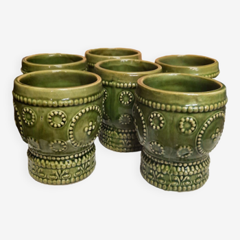 6 ceramic cups