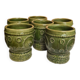 6 ceramic cups