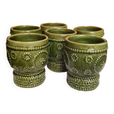 6 ceramic cups