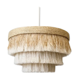 Macrame pendant light