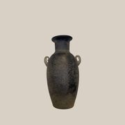 Vase en verre à scavo
