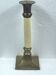 Old gold brass candle holder 20 cm