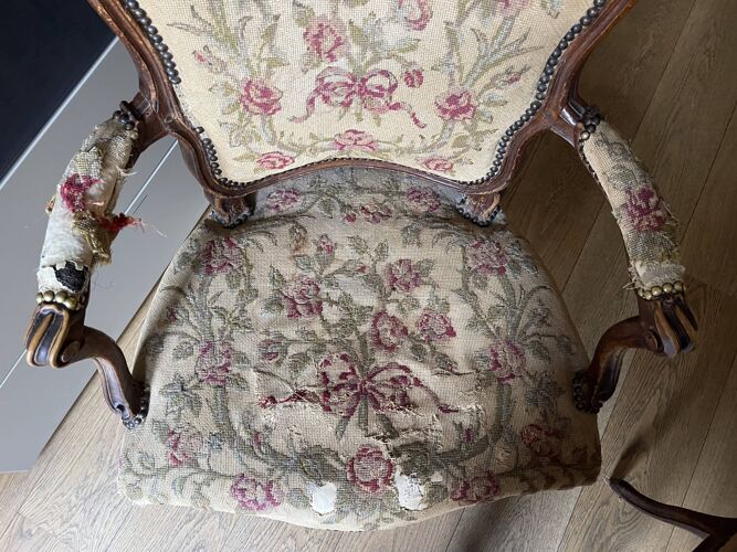 Louis XV armchairs in convertibles 1750 to reupholster