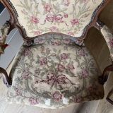 Fauteuils Louis XV en cabriolets 1750 à retapisser