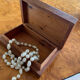 Old marquetry box