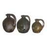 Set of three ancient jugs