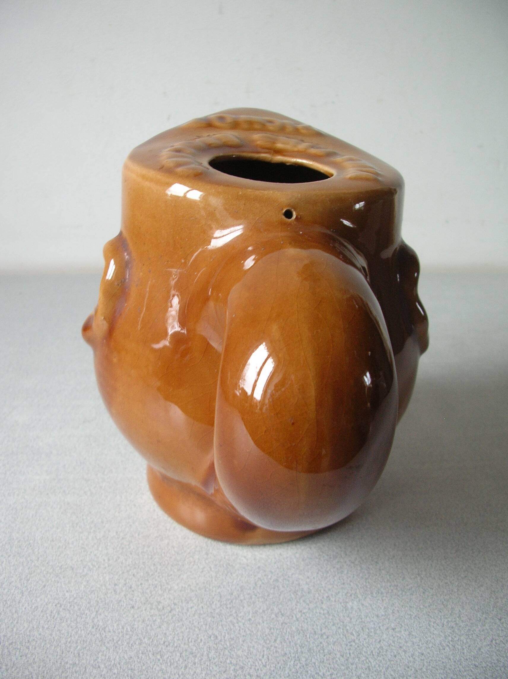 Old anthropomorphic pitcher Vins Fins Brocard Pichot jug bistro estaminet