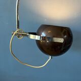 Wall lamp arc lamp Herda eyeball chrome space age