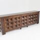 Buffet brutaliste espagnol en bois massif