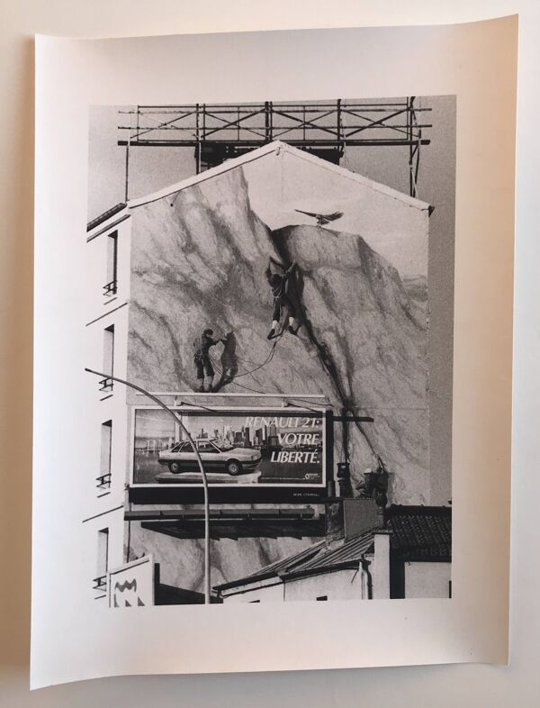 Rosine nusimovici, sans titre (la vache noire), 1987. tirage argentique nb