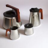 Tea and Coffee set by Axel Enthoven for Demeyere Werkhuizen, Belgium, 1971, Set of 4.