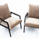 Paire de fauteuils vintage, Pologne, années 1960. Après rénovation.