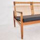 Hans Olsen for Brdr Juul Kristensen, rattan backed sofa, Denmark 1950s