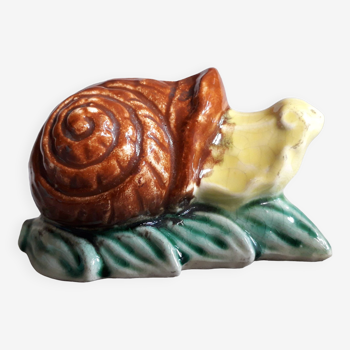 Vintage ceramic snail