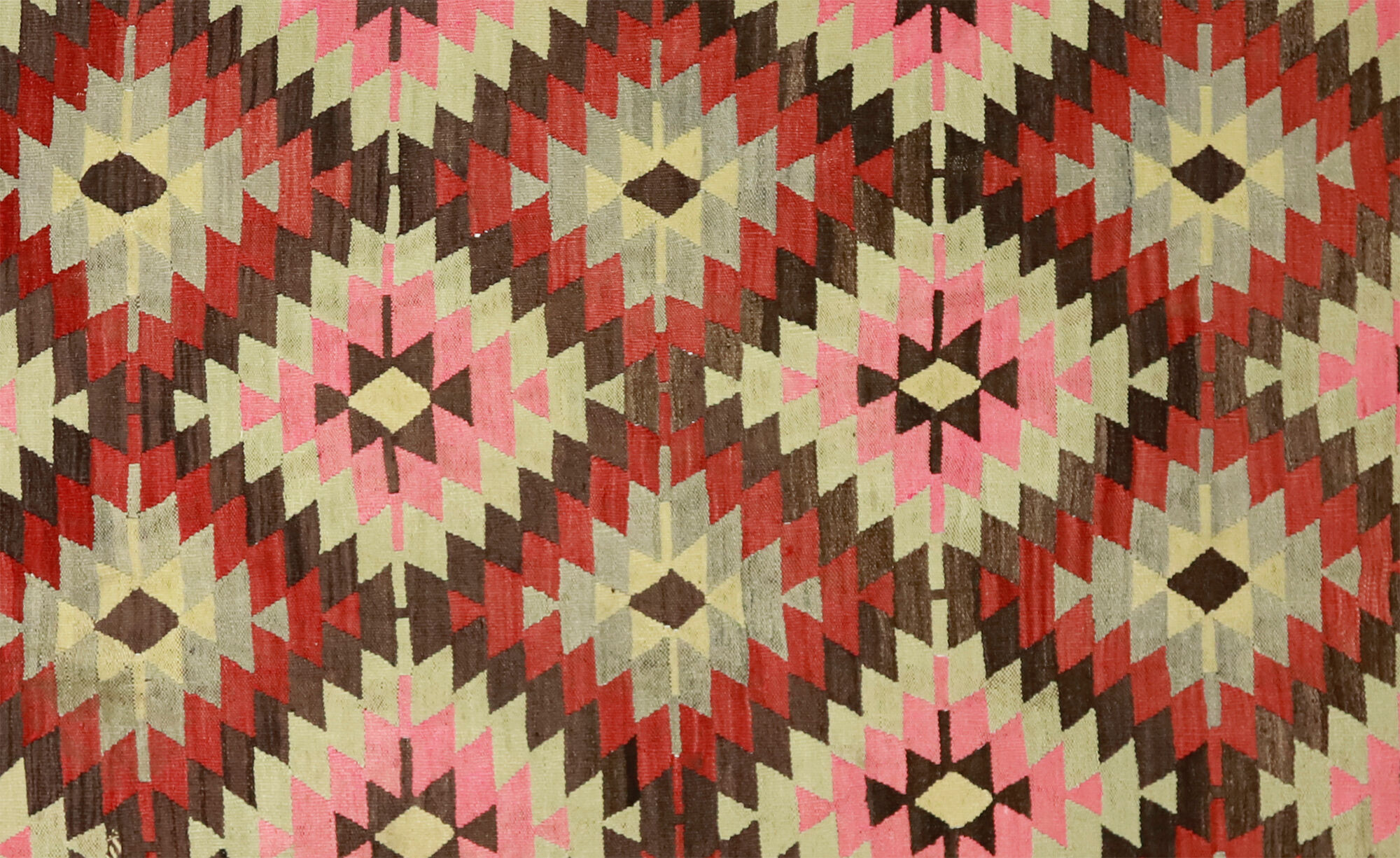 Anatolian handmade kilim rug 354 cm x 197 cm