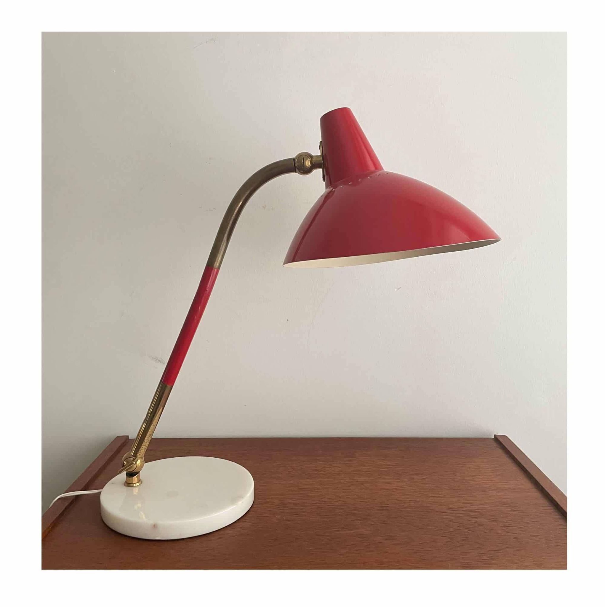 Lampe de bureau ou de table, Stilnovo, années 1950, Italie