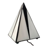Lampe de table Targetti Sankey Pyramid vintage des années 1990