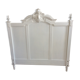 Painted wooden old bedhead