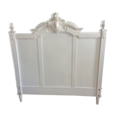Painted wooden old bedhead