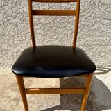 Set of 4 Scandinavian style teak chairs