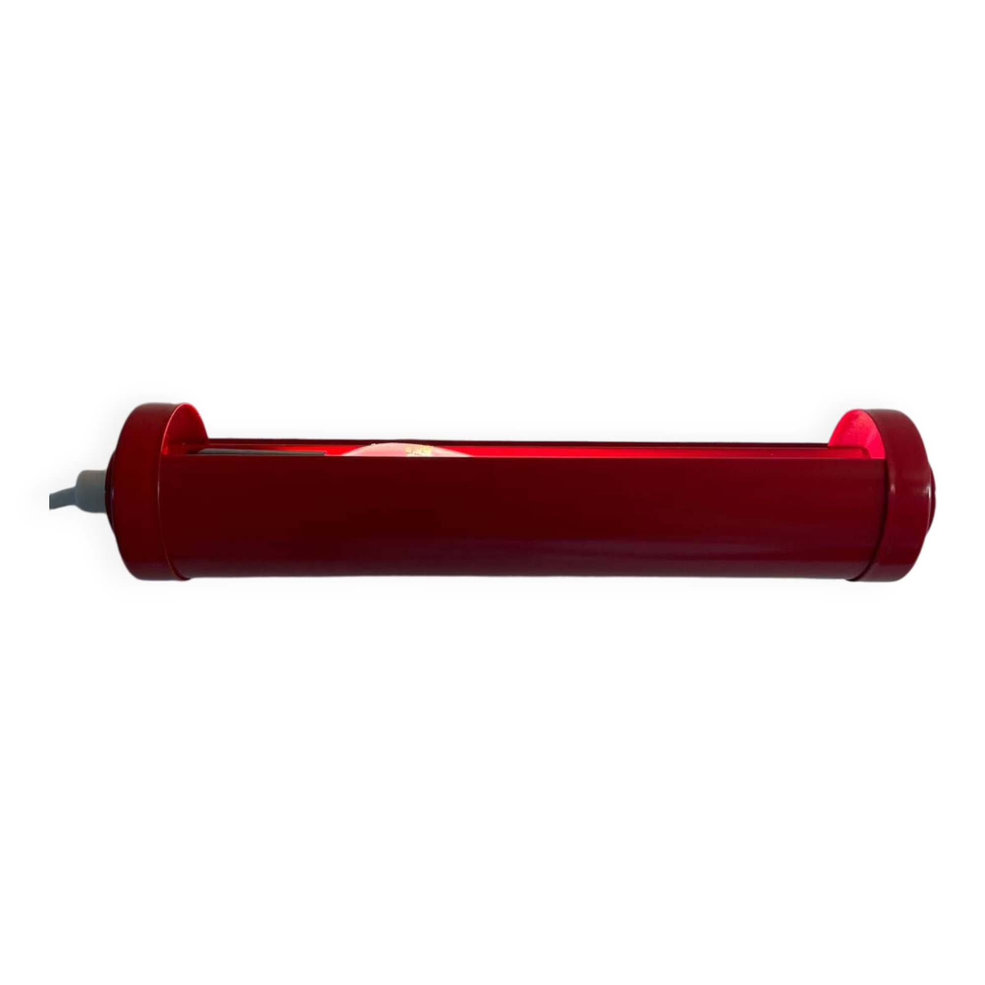 Red metal wall light