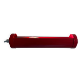 Red metal wall light