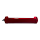 Red metal wall light