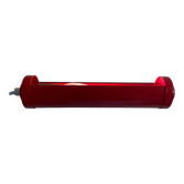 Red metal wall light
