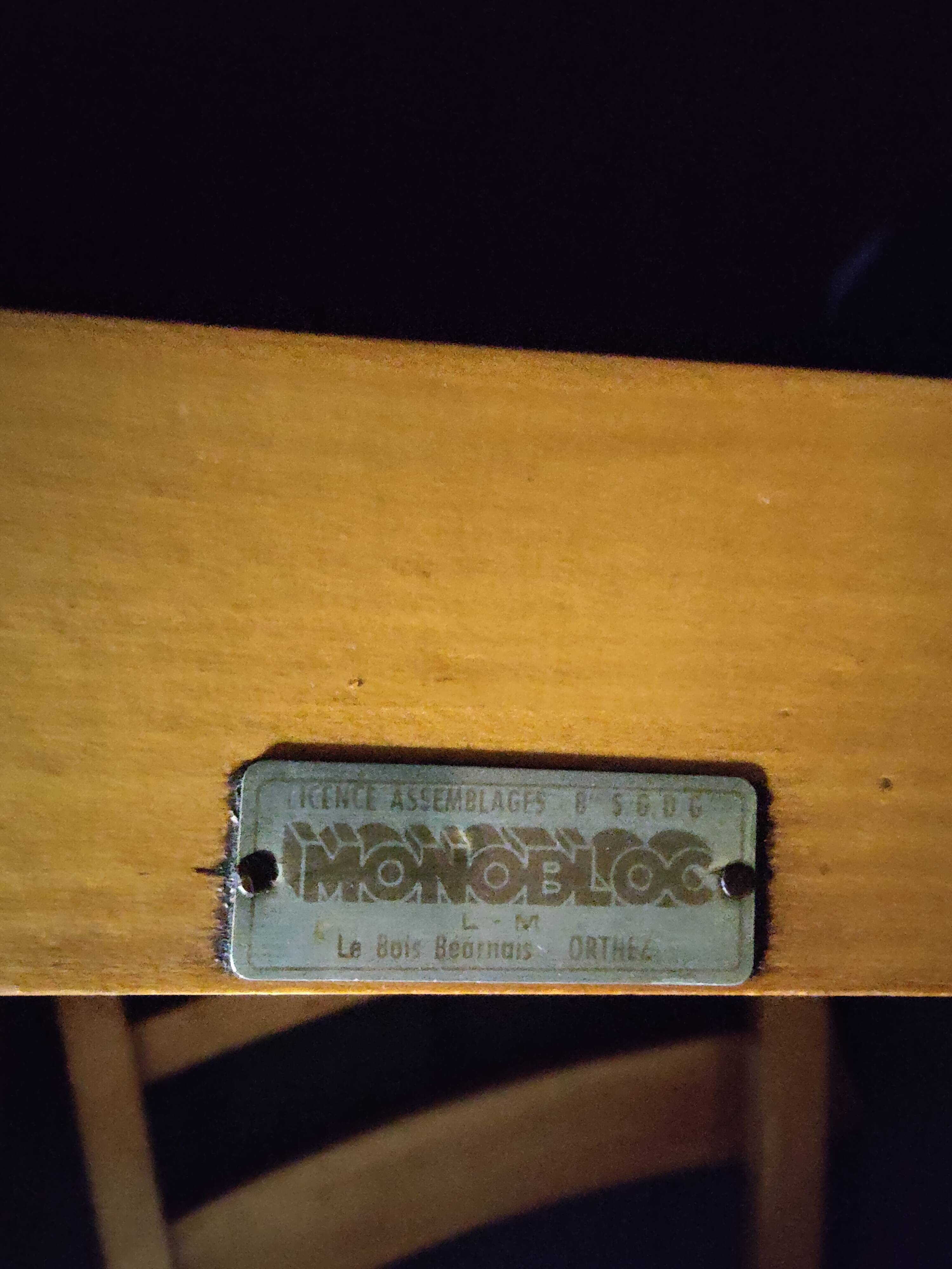 Chaises Luterma bois reconstruction