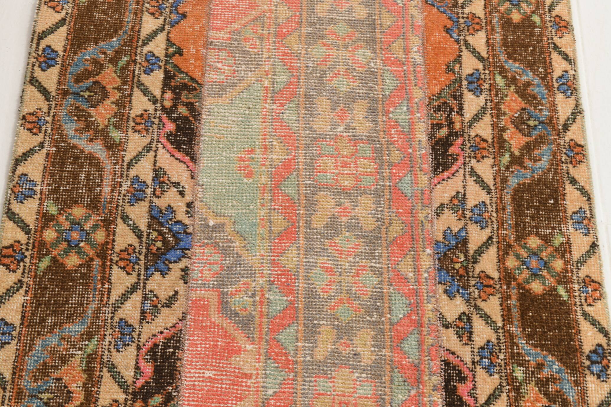 3x10 Multicolor Vintage Runner Rug