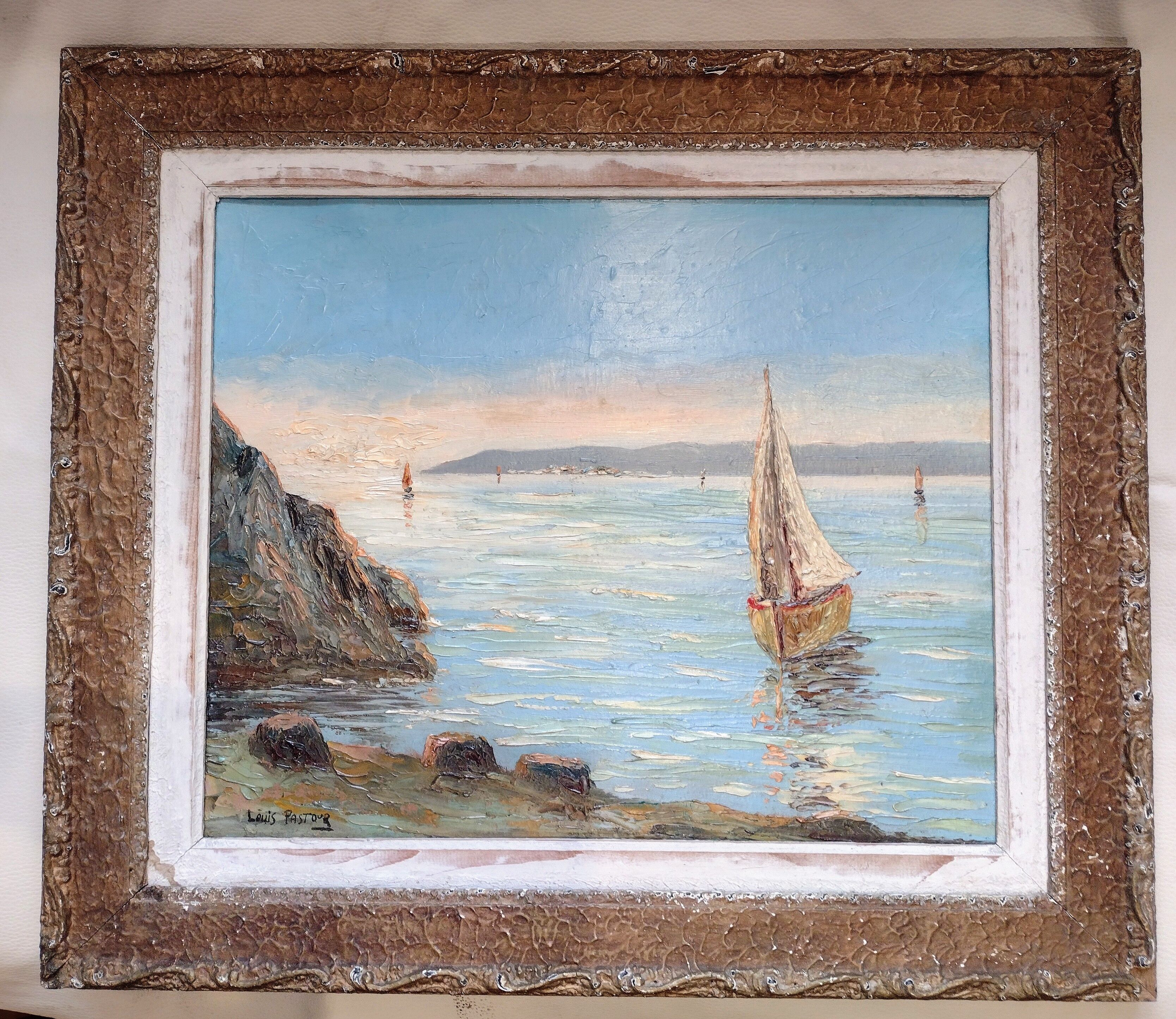 Original Louis Pastour oil painting France