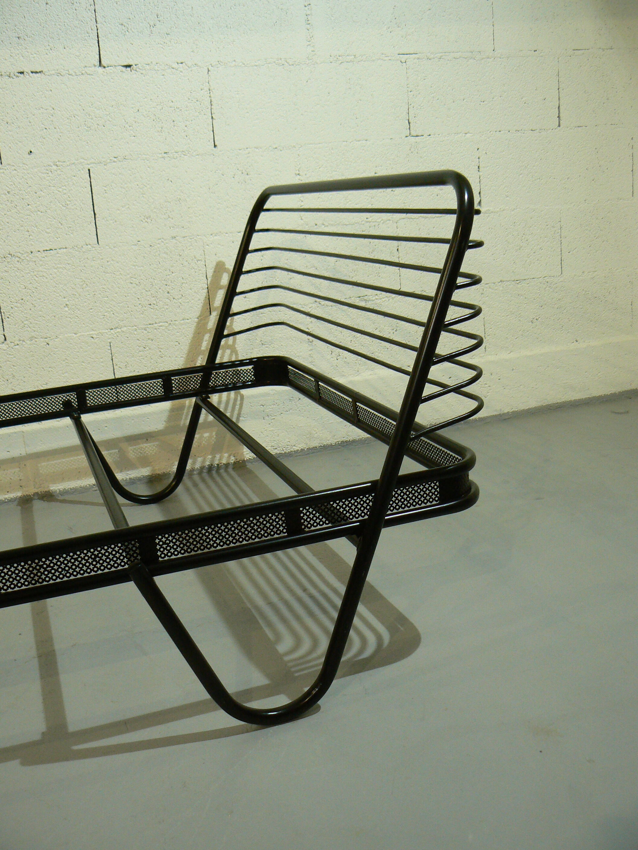 Very rare Kyoto Daybed by Mathieu Matégot 1950