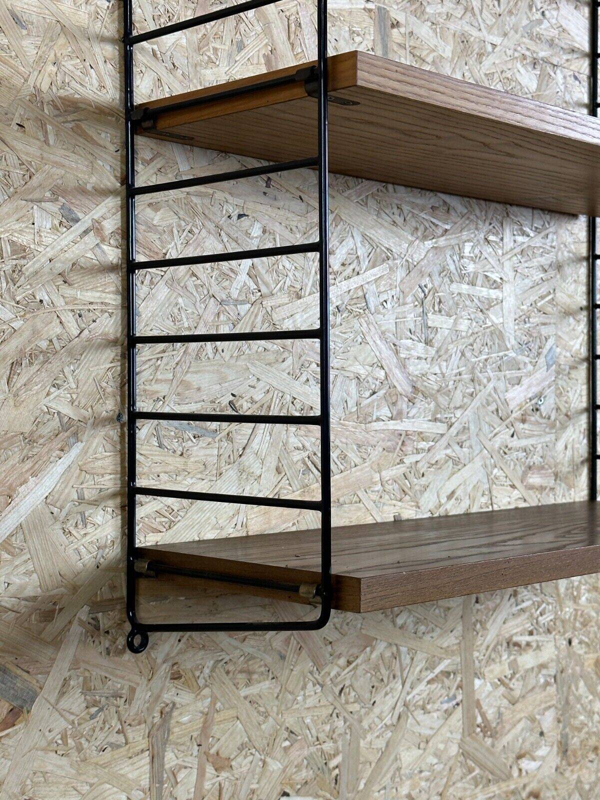 60s-70s Oak String Shelf Module by Kajsa & Nils “Nisse” Strinning Sweden