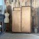 Armoire asymétrique art déco en chêne (restaurée)