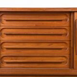 Rare - Grande enfilade danoise en teck par Arne Vodder editée par Vamo Sanderborg - 240cm - Années 60