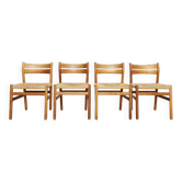 BM-1 Dining Chairs by Børge Mogensen for C.M. Madsens Møbelfabrik, 1958, See