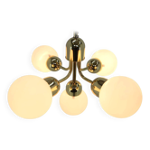 Pendentif Space Age Sputnik par Kamenicky Senov/Preciosa, années 1970