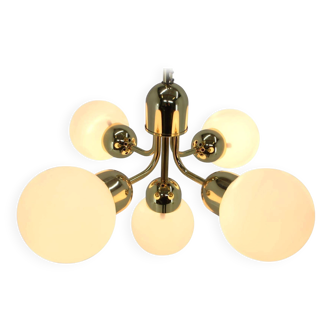 Space Age Sputnik Pendant by Kamenicky Senov/Preciosa, 1970s