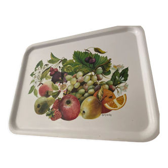 Painted vintage tray