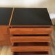 Modernist sideboard Louis Paolozzi in teak 240 cm