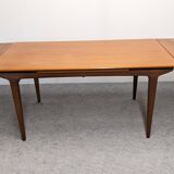 Extendable teak dining table by LB Kofod Larsen circa 1960